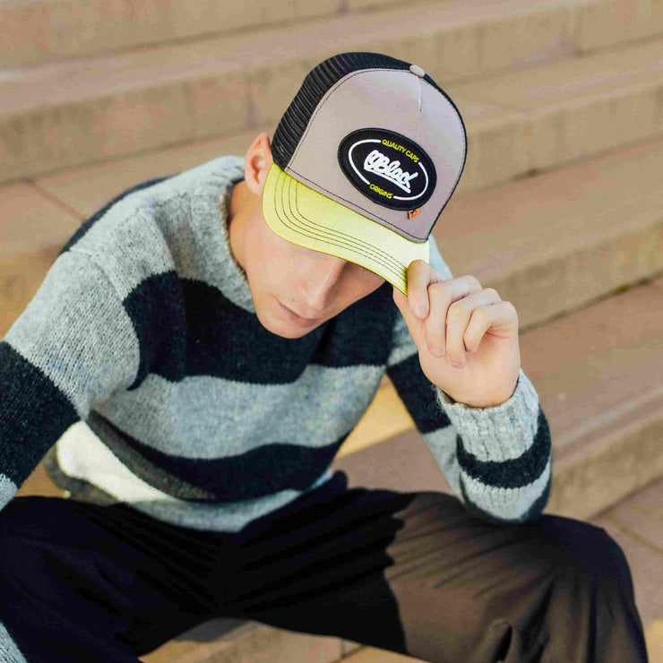 Gorras de moda hombre  Comprar gorra trucker Origins Neon&Grey – Oblack  Caps
